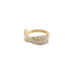 PILGRIM - SHEA Crystal Ring - Gold Plated