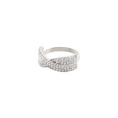 PILGRIM - SHEA Crystal Ring - Silver Plated