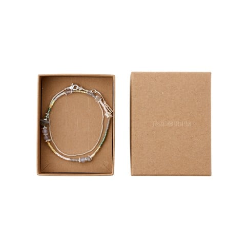 PILGRIM - PIXIE Gift Set - Silver Plated - 16.5 cm + 3 cm Extension