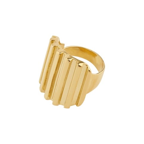 PILGRIM - Laurel Ring - Gold Plated - Adjustable
