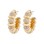 PILGRIM - DELPHINE Earrings - Gold - 30 mm