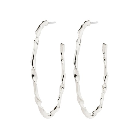 PILGRIM - WYATT Earrings - Silver-Plated - 40 mm