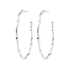 PILGRIM - WYATT Earrings - Silver-Plated - 40 mm