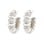 PILGRIM - DELPHINE Earrings - Silver Plated - 30 mm