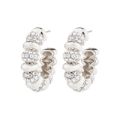 PILGRIM - DELPHINE Earrings - Silver Plated - 30 mm