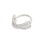 PILGRIM - EDTLI Crystal Ring - Silver - Adjustable Size