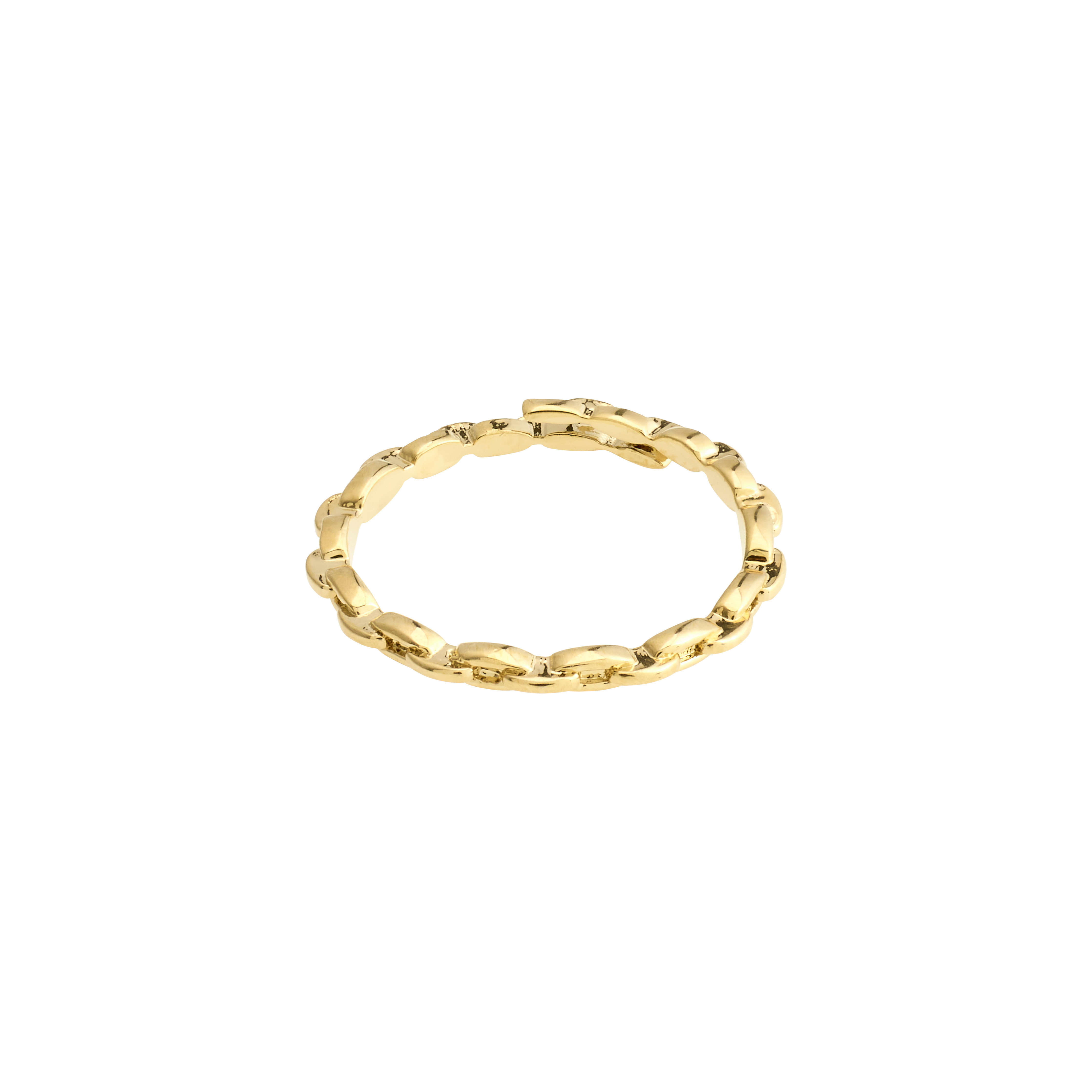 PILGRIM - Lulu Chain Stack Ring - Gold Plated - Adjustable Size