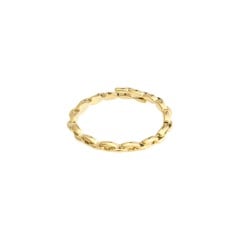 PILGRIM - Lulu Chain Stack Ring - Gold Plated - Adjustable Size