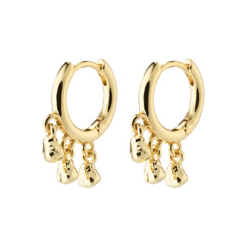 PILGRIM - HALLIE Hoop Earrings - Gold-Plated - 18 mm