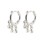 PILGRIM - HALLIE hoop earrings - Silver Plated - 18 mm