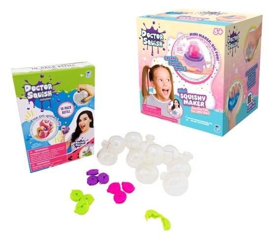 Doctor Squish - Mini Squishy - Maker Station + Squishy Refill Pack