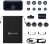 Hollyland - Lark M3 Combo 4TX&2RX USB-C- och kameramottagare och 4 x trådlös mikrofon