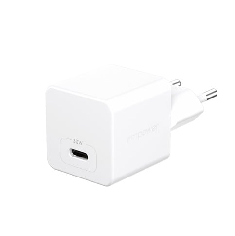 EMPOWER - Turbo 30W Charger Single USB-C EU, Silver White