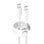 EMPOWER - Racing 60W USB-C to USB-C Cable 1.2M Silver White