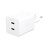 EMPOWER - Turbo 45W Dual Charger 2x USB-C EU, Silver White