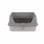 All Ride - Cat Litter Box - Stainless Steel - Grey - 60x40x30 cm