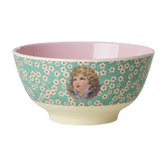 Rice - Melamine Bowl with Angel Print - Green - 700 ml