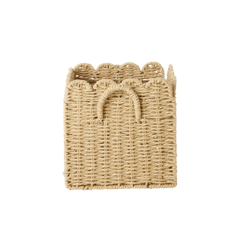 Rice - Paper Rope Foldable Basket - Natural - Small