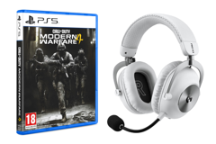 Logitech - PRO X3 LIGHTSPEED White x Call of Duty: Modern Warfare 4 (Standard, English) - Bundle