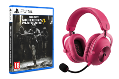 Logitech - PRO X3 LIGHTSPEED Magneta x Call of Duty: Modern Warfare 4 (Standard, English) - Bundle