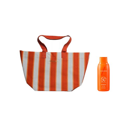 LANCASTER - Sun Beauty Body Milk SPF50 400 ml + Sun Beach Bag
