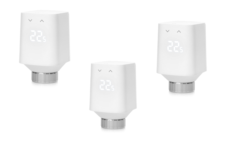 Eve Thermo - 3x Smart radiatorventil (Matter, 5. generasjon) - Bundle