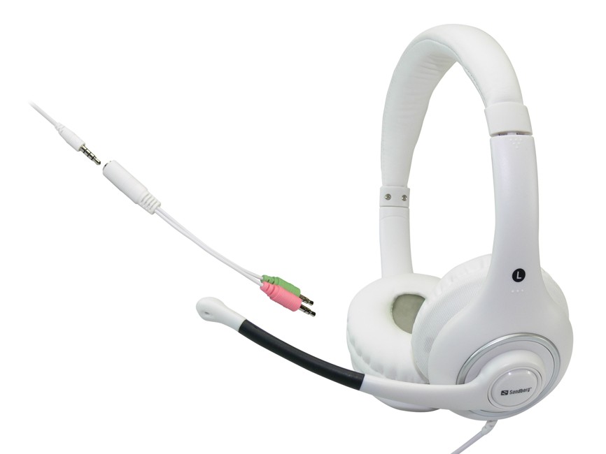 Plug'n Talk Headset White (Sandberg) 125-94