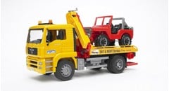 Bruder - Man TGA Breakdowntruck with Cross Country Vehicle (02750)