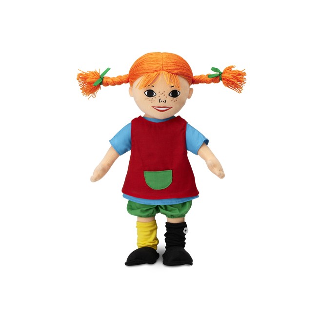 Pippi Langstrømpe - Pippi Dukke - 40 cm