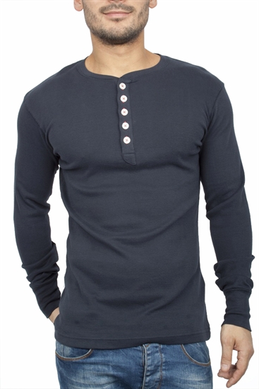 dignity anything Periodic Buy Knowledge Cotton Apparel 'Henley L/S' Tee