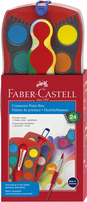 Faber-Castell - Connector Vandfarver - 24 stk (125029)