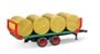 Bruder - Bale Transport Trailer with 8 round bales (02220) thumbnail-1