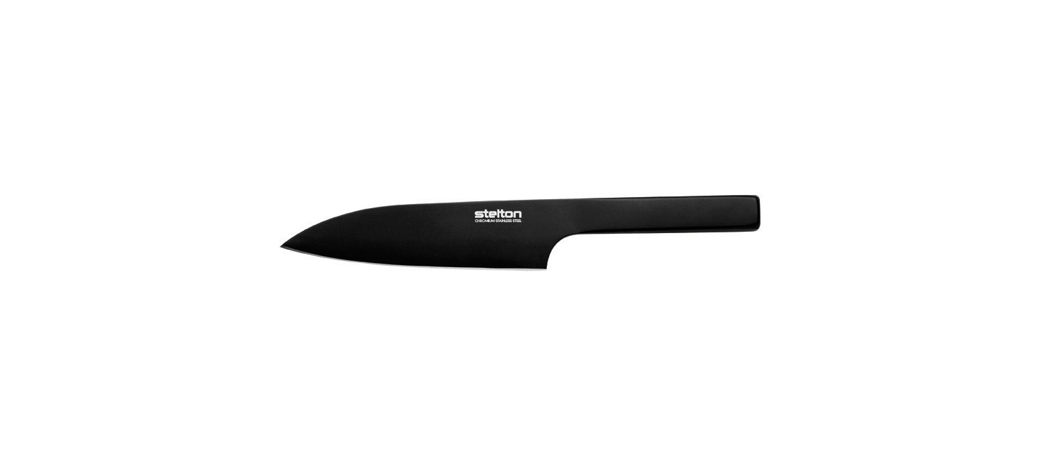 Stelton - Pure Black Kokkekniv Large