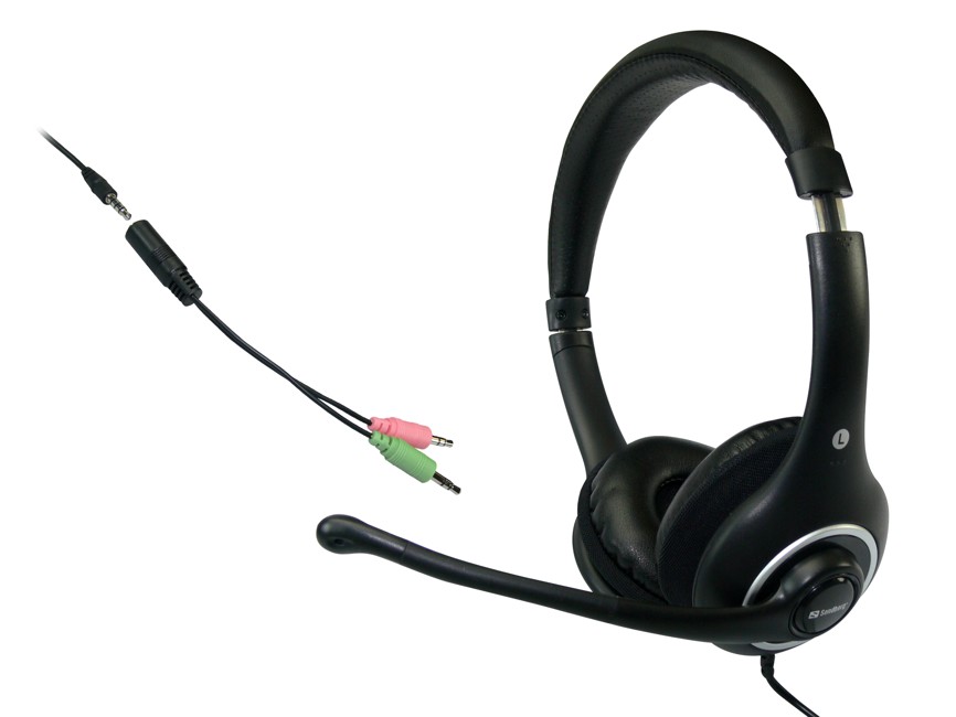 Plug'n Talk Headset Black (Sandberg) 125-93