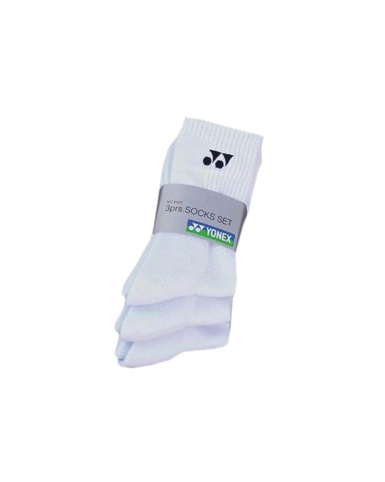 Yonex - Socks 3-pairs - White Small