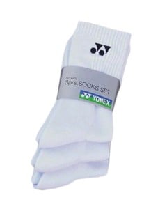 Yonex - Socks 3-pairs - White Small