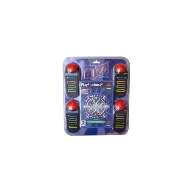 Who Wants To Be A Millionaire BUZZ Party Edition PLUS Buzzers