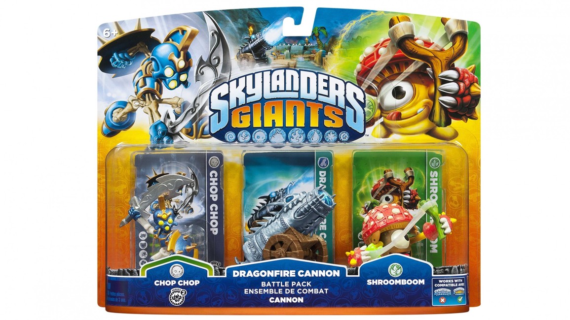Skylanders Giants: Battle Pack w1 (Shroomboom/Cannon/Chop Chop)