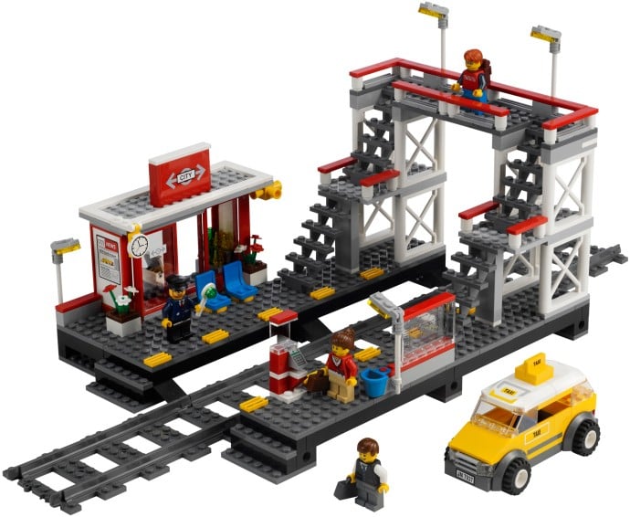 konvertering hjemmelevering hardware Køb LEGO City - Tog Station (7937)