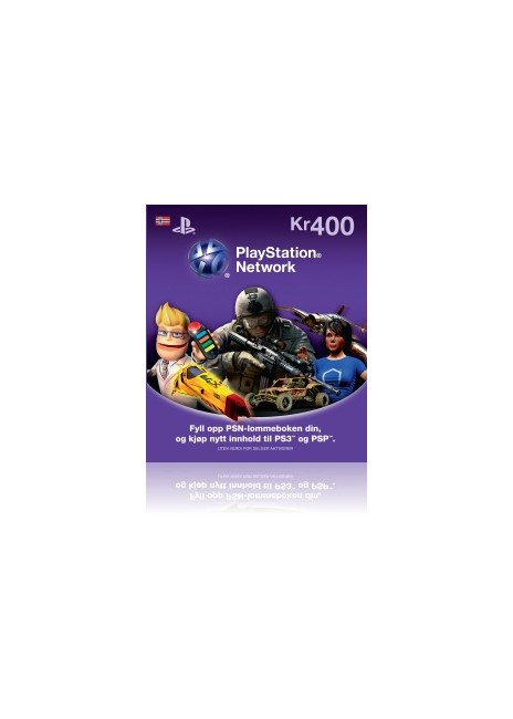 Playstation Network Card 400 NOK (PS3/PS4/Vita)