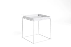 HAY - Tray Bord - Medium - 40x40x44 cm - Vit