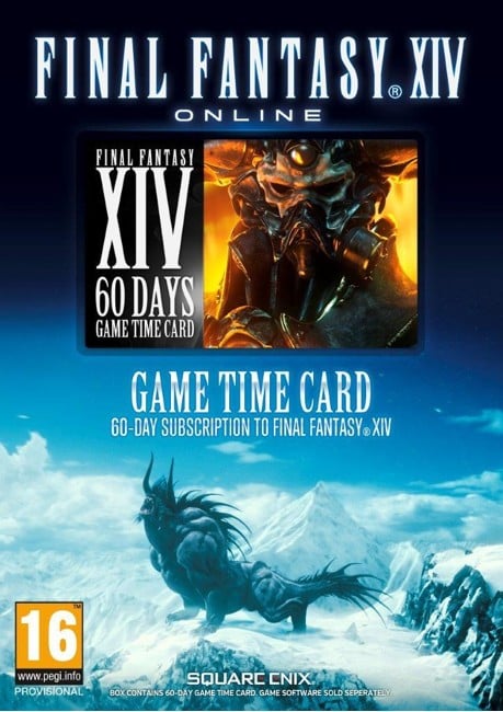 Final Fantasy XIV (14) A Realm Reborn 60 day Gametime