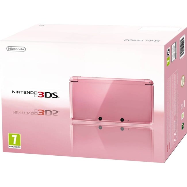 Nintendo 3DS Console - Coral Pink (EURO)