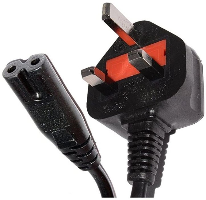 UK Power Cable (Fig 8) for PS2 and PS3 SLIM