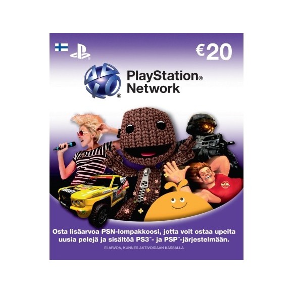 Osta Playstation Network Card (PSN Kortti) 20 Euro (PS3 ...