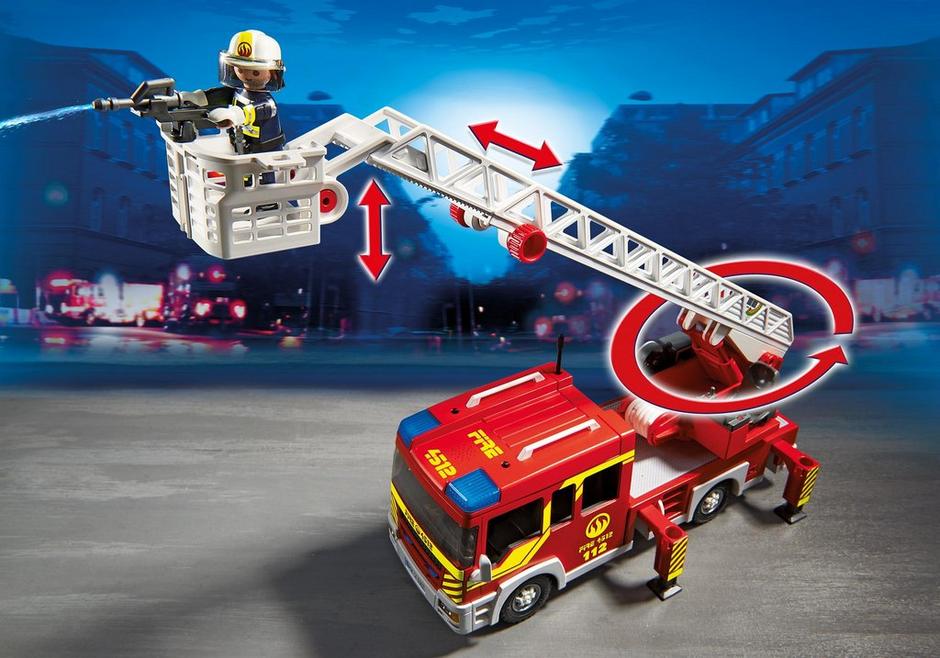 playmobil 5362 city action ladder unit with lights and sound