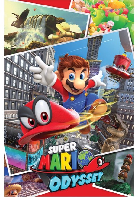 Super Mario Odyssey Collage Maxi Poster 61x91.5cm