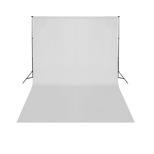 Baggrund ramme med hvidt lærred, 500 x 300 cm
