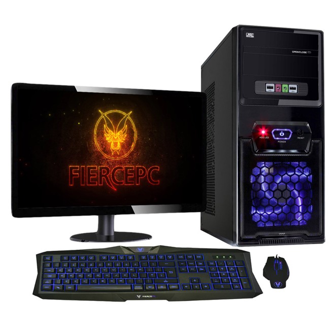 Fierce ULTRA FAST Dual Core Gaming PC -