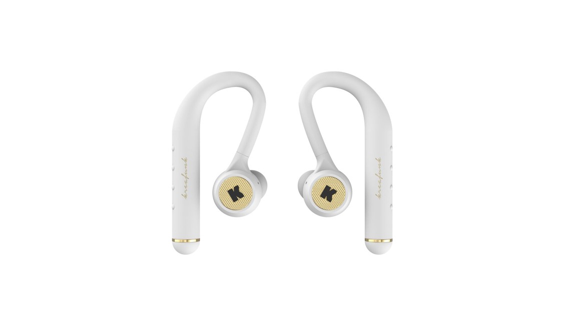 Kreafunk - bGEM Bluetooth Høretelefoner - Hvid/Guld